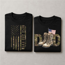 Load image into Gallery viewer, BEST DAD EVER ARMY- TSHIRT