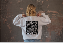 Load image into Gallery viewer, Auntitude- Crewneck Sweatshirt
